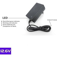 Ahl Shop Depolife Şarjlı Matkap Için Şarj Adaptörü 12 Volt 14V 18V 20V 48V 58V Li-On Pil Şarj 5.0 Mh Üniversal