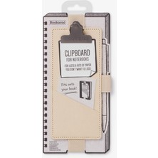 If Bookaroo Clipboard Klipsli Lastikli Kalemlik Cream