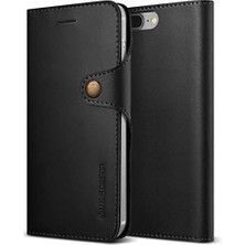 Ahl Shop iPhone 8 Plus / 7 Plus Native Diary Series Deri Kılıf Black