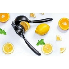 Empressco Mat Siyah Döküm Metal Limon Sıkacağı, Şık ve Dayanıklı Tasarım