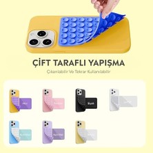 Ahl Shop Telefon Arkasına Yapışan Silikon Vantuzlu Telefon Tutucu, Telefon Kılıfı Tutucu, Tüm Cep Telefonu Modellerine Uygun, Araç Telefon Tutucu, Ahtapot, Vakumlu Telefon Tutucu (Lacivert)