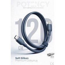 Ahl Shop 30W Potency Type-C To Lightning ile Uyumlu Isıya Dayanıklı Hızlı Şarj ve Data Kablosu 1.2m Siyah