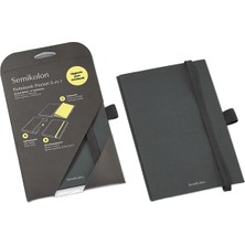 Semikolon Patch Pocket (Defter Körüğü), A5, Heritage Line Pure, Lava Stone