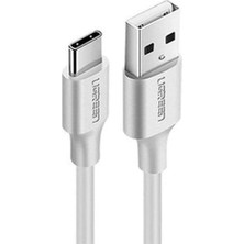 Ahl Shop USB To USB C Hızlı Şarj Kablosu Beyaz 2 Metre