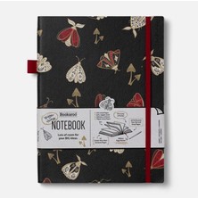 If Bookaroo Bigger Things Notebook Journal Çizgili Defter - Dark Moth