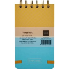 Episode Colourblock Duo Citrine Sky Spiralli Küçük Not Defteri