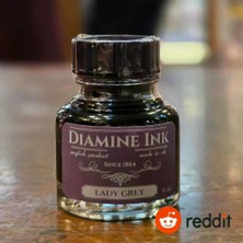 Diamine  Reddit Special 2025 Şişe Mürekkep 30 ml Lady Grey