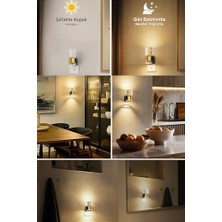 Ahl Shop Neo Vista LED Sensörlü Aplik Gece Lambası, Duvar Tipi, Modern Tasarım, Iç Mekan Aydınlatması