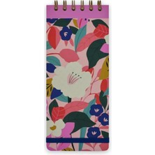 Episode Modern Florals White Petunia Dikey Spiralli Defter