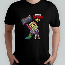 Pixxa Brawl Stars Alli Unisex %100 Pamuklu Bisiklet Yaka T-Shirt