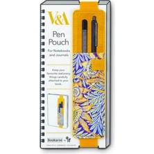 If Bookaroo Pen Pouch Sarı Çiçekli Lastikli Kalemlik