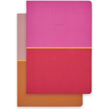 Episode Colourblock Duo Peach Pink 2'li B5 Defter
