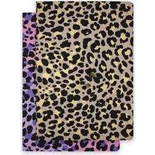 Episode Leopard Classic Gold & Pink Mauve 2'li B5 Defter