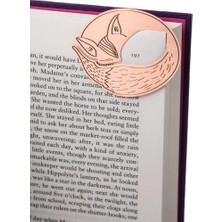 If Curled Up Corners Metal Kitap Ayracı - Sleepy Owl