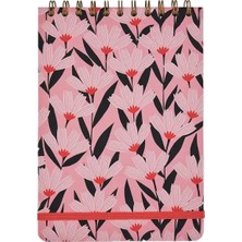 Episode Modern Florals Vivid Tropics A5 Spiralli Defter