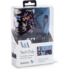 If  V & A Bookaroo Tech-Tidy  Kablo Düzenleyici Kilburn Black Floral