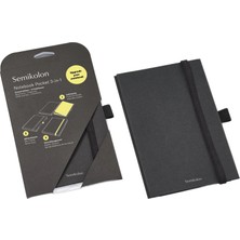 Semikolon Patch Pocket (Defter Körüğü), A5, Heritage Line Pure, Black