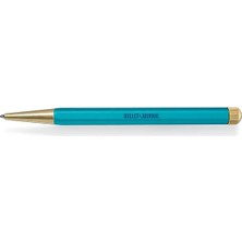 Leuchtturm 1917 LEUCHTTURM1917 Drehgriffel Nr. 1 Özel Bullet Journal Serisi, Siyah Mürekkepli Jel Kalem, TURQUOISE25 (Turkuaz) - Altın Sarısı Kasa  373794