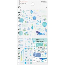 Midori Sticker  Color Blue