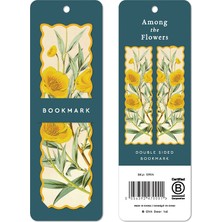 Ohh Deer Kaleido Tasarımı Premium Kitap Ayracı Scalloped Yellow Flower 12974