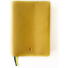 Eng Leather A5 Ebatlı Hakiki Deri Defter Kılıfı - Sun Flower