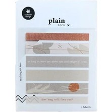 Suatelier Deco Sticker Plain Label Stickers 1650 Plain 46