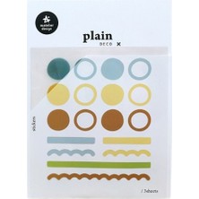 Suatelier Deco Sticker Plain Label Stickers 1670 Plain 66
