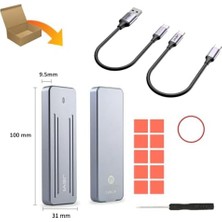 Ahl Shop Jeyı I9-Gtr M.2 Nvme SSD To USB 3.2 Gen2 Harici Taşınabilir SSD Kutusu