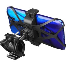 Ahl Shop Gaman HY-XH09 Kaliteli Bisiklet ve Motosiklet Için Telefon Tutucu 360° Ayarlanabilir (Kirmizi+Siyah Renk) Çok Renkli