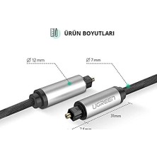 Ahl Shop 5.1 Dijital Toslink Optik Ses Kablosu 1.5 Metre
