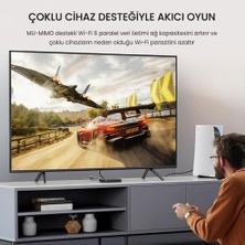 Ahl Shop 1100 Mbps Dual Band Wi-Fi 6 Alıcı ve Bluetooth 5.4 Adaptör Mini USB Dongle