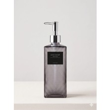 Premium Dokulu Cam Sıvı Sabunluk – 500ML - 23 x 7 x 7 cm