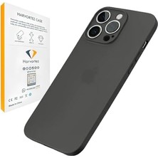 Ahl Shop iPhone 13 Pro Max Kılıf 6.7" ile Uyumlu, Ultra Ince Cep Telefon Kılıfı, Kamera Bölge Koruyucu, Ekstra Tuş Takımı, Tpu Malzeme Bpa Içermez, Kolay Temizlenebilir Phone Case - Saydam Siyah