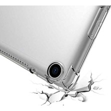 Ahl Shop Spia Apple iPad 9.7 2018 (6.nesil) Kılıf Anti Shock Şeffaf Conny Tablet Silikon Kapak Dayanıklı Darbe Karşıtı Koruyucu Yeni Nesil Tasarım (Apple iPad 9.7 2018 (6.nesil), Anti Shock Şeffaf)