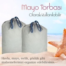 Ahl Shop Çamaşır Torbası, Seyahat Organizer, Kirli Çamaşır Torbası,valiz Içi Organizer, Çamaşır Sepeti, Saklama Çantası (Gri)