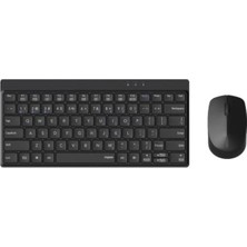 Ahl Shop Rapoo 8000GT Wrl Tr Klavye Mouse Set Siyah