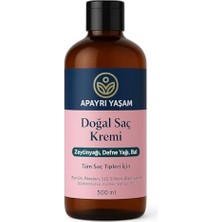Ahl Shop Zeytinyağı Yağı Bal Özlü Tüm Saç Tipleri Için Doğal Saç Kremi 500 ml