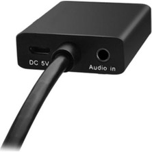 Ahl Shop 4674 VGA To HDMI Çevirici Dönüştürücü Adaptör Kablo Ucu Çevirici
