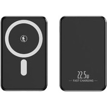 Ahl Shop 5000 Mah 15W Manyetik Powerbank Siyah Pb-54