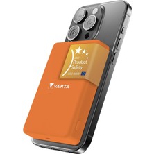 Ahl Shop Power Bank 5.000MAH, Powerbank Magnetico, Mag Pro , Caricabatterie Portatile Con USB C, Compatibile Con Magsafe E Qi Standard (Per Compatibilità Con E), Arancia
