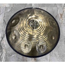 Arsha M Seri Steel Handpan -9 Tonlu -Re Minör (Bakım Yağı ,renkli Kuşak ve Çanta