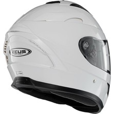Zeus ZS-827 White Kapalı Kask (Pinlock Dahil)