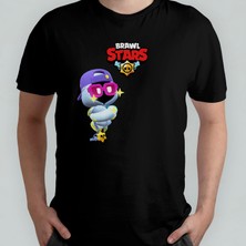 Pixxa Brawl Stars Shade Unisex %100 Pamuklu Bisiklet Yaka T-Shirt