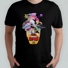 Pixxa Brawl Stars Edgar Unisex %100 Pamuklu Bisiklet Yaka T-Shirt Model 4