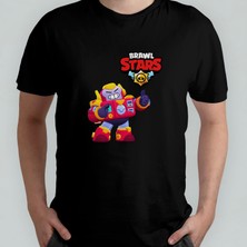 Pixxa Brawl Stars Surge Unisex %100 Pamuklu Bisiklet Yaka T-Shirt