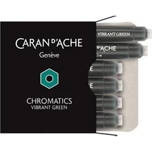 Caran D'Ache Caran Dache Dolma Kalem Kartuşu Cosmic  Vibrant Green Yeşil 8021-210