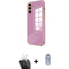 Marsilyan™- Galaxy A55 5g Kılıf Yankı Serisi - Siyah Joko Magic 5d Cam + Kamera Lens Koruma Cam - Sf