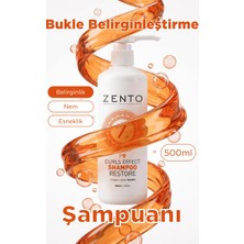 Zento P9 Curls Effect Bukle Belirginleştirme Etkili Saç Bakım Şampuanı 500 ml
