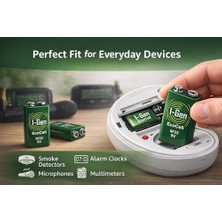 Ahl Shop I-Gen Ecocell Çinko Karbon 9V (6F22) 9 Volt Pil 10'lu Paket
