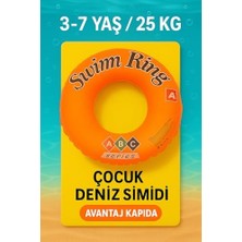 Ahl Shop Çocuk Deniz Simidi Abcd Sarı Model – 3–7 Yaş / 25 Kg’a Kadar